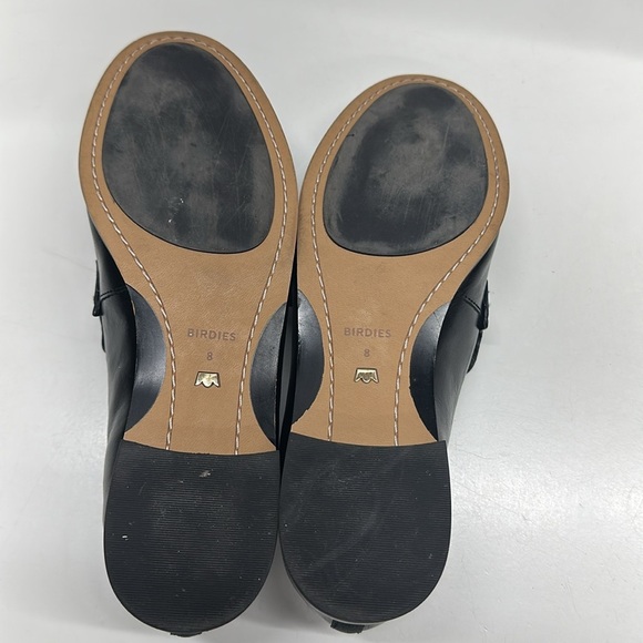 Birdies The Starling 20 Loafer Leather Suede Slip On Shoe Business Black Size 8 - Picture 10 of 11